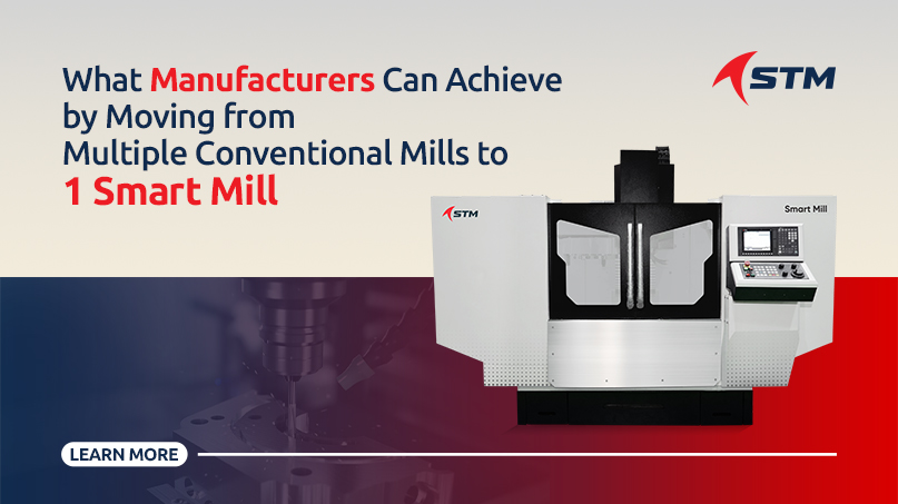 Why Run 3 Conventional Milling Machines When 1 Smart Mill Can Do More?